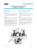 Preview for 2 page of ZURN 350 Installation Instructions