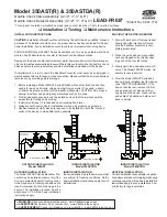 Preview for 1 page of ZURN 350AST Series Installation Instructions