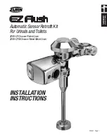 Preview for 13 page of ZURN Aquaflush Z6000 Installation, Operation, Maintenance And Parts Manual