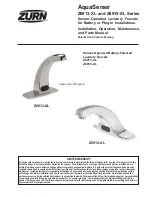 Preview for 32 page of ZURN Aquaflush Z6000 Installation, Operation, Maintenance And Parts Manual