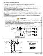 Preview for 3 page of ZURN AquaSense AV ZEMS-IS Series Installation, Operation, Maintenance And Parts Manual