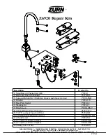 Предварительный просмотр 3 страницы ZURN AquaSense Z6920 Series Installation, Operation, Maintenance And Parts Manual