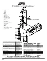 Preview for 6 page of ZURN AquaSense ZTS6200 Installation, Operation, Maintenance And Parts Manual