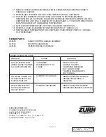 Preview for 2 page of ZURN AQUASPEC Z81000 SERIES Installation Instructions