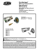 ZURN EcoVantage Installation, Operation, Maintenance And Parts Manual preview