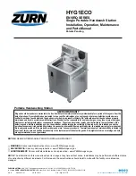 ZURN ENVIRO HYG1ECO Installation, Operation, Maintenance And Parts Manual preview