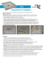 ZURN LC SF2630 Instructions For Installation preview