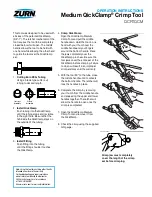 ZURN Medium QickClamp Operation Instructions preview