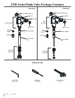 Preview for 2 page of ZURN plumb smart AquaSense ZTR -W2 Series Installation, Operation, Maintenance And Parts Manual