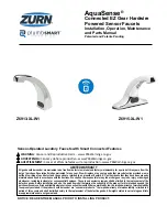 ZURN plumbSMART AquaSense Z6913-XL-W1 Installation, Operation, Maintenance And Parts Manual preview