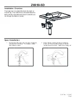 Предварительный просмотр 3 страницы ZURN Serio Series Installation, Operation, Maintenance And Parts Manual