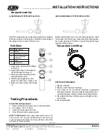 Предварительный просмотр 3 страницы ZURN Sierra Z7440-XL-CST Series Installation, Maintenance Instructions, Replacement Kits