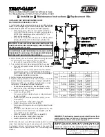 ZURN TEMP-GARD Z7100 Manual preview