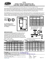 ZURN Z1700 Installation Instructions preview