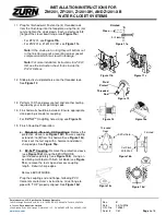 Preview for 4 page of ZURN ZN1201 Installation Instructions