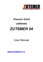 Preview for 1 page of Zutemer 04 User Manual