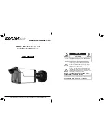 ZUUM Media B720P-3.6MM-IR10-WH User Manual preview