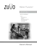 Zuvo Water Purator Owner'S Manual preview