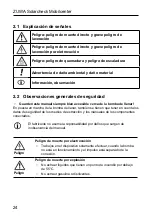 Предварительный просмотр 24 страницы Zuwa Solarcheck Mobilcenter KOMPAKT P80 Operating Instructions Manual