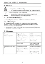 Предварительный просмотр 8 страницы Zuwa Solarcheck Mobilcenter P80 Operating Instructions Manual