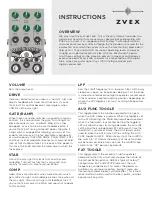 Preview for 1 page of ZVEX BLISS FACTORY Instructions