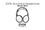 Preview for 1 page of Zvox Audio AccuVoice AV50 Manual