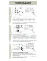 Preview for 3 page of Zvox Audio AccuVoice Quick Setup Manual