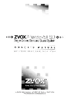 Zvox Audio Z-Base 575 HSD Owner'S Manual предпросмотр