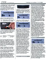 Preview for 2 page of Zvox Audio Zvox Mini Hook-Up Instructions