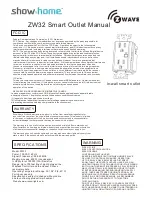 Zwave Show Home ZW32 Manual предпросмотр