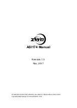 Предварительный просмотр 1 страницы ZWO ASI174 Series Manual