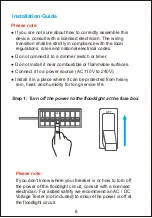 Предварительный просмотр 8 страницы Zxtech GF-L300PRO User Manual