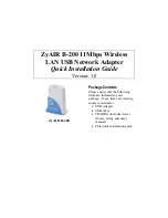 ZyAIR b-200 Quick Installation Manual preview