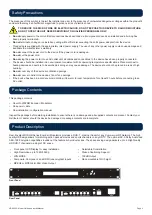 Preview for 2 page of ZyCast digi-MOD HD-2002DM User Manual And Install Manual