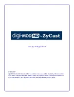 Preview for 16 page of ZyCast digi-MOD HD-2002DM User Manual And Install Manual