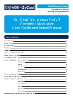 ZyCast digi-MOD RL-DM4000+ User Manual & Installation Manual preview