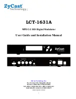 ZyCast LCT-1631A User Manual And Installation Manual preview