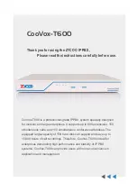 Preview for 2 page of Zycoo CooVox-T600 Quick Installation Manual