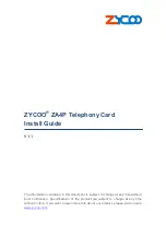 Zycoo ZA4P Install Manual preview