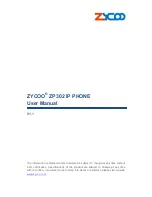 Zycoo ZP302 User Manual preview