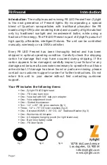 Preview for 2 page of Zylight F8-100 User Instructions