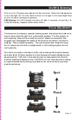 Preview for 11 page of Zylight F8-100 User Instructions