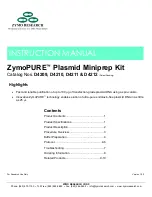 Zymo Research D4200-1-100 Instruction Manual preview