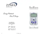 Preview for 1 page of Zynex Medical NexWave User Manual