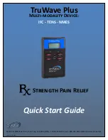 Zynex Medical TruWave Plus Quick Start Manual preview