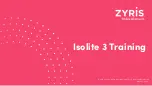 Zyris Isolite 3 Training Instructions предпросмотр