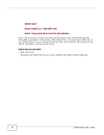 Preview for 2 page of ZyXEL Communications 100-NH User Manual