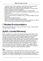 Предварительный просмотр 9 страницы ZyXEL Communications 2-Slot 10GBase-CX4 10Gigabit Module EM-412 User Manual