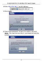 Предварительный просмотр 7 страницы ZyXEL Communications 2R-P1C User Manual