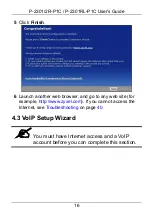 Preview for 16 page of ZyXEL Communications 2R-P1C User Manual